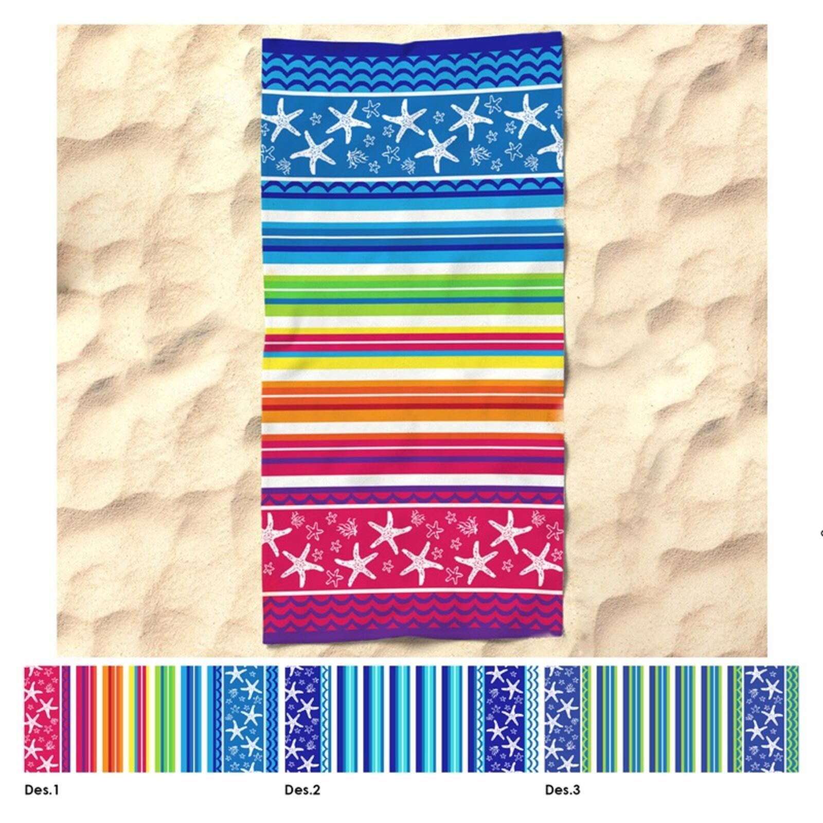 STARFISH BEACH TOWEL 12818 90X165 Tellini S.r.l. Wholesale Clothing