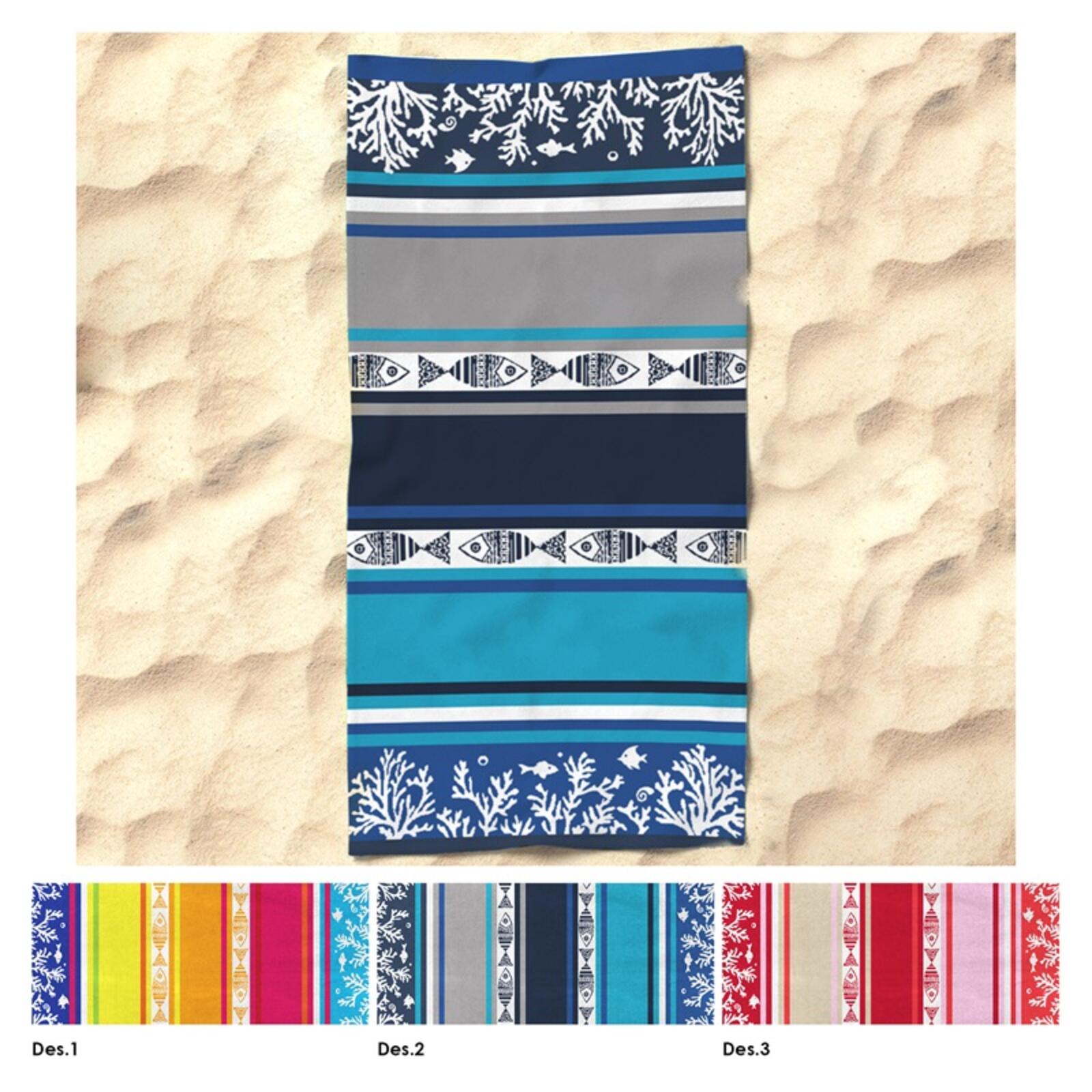 BEACH TOWEL MALTA12967 90X165 Tellini S.r.l. Wholesale Clothing