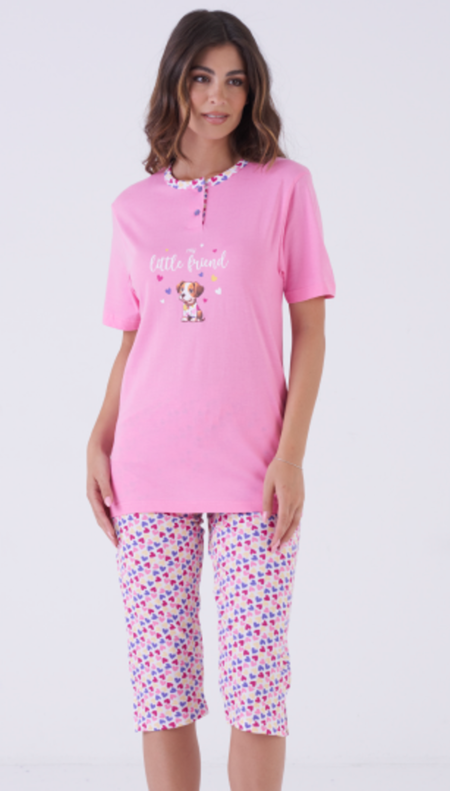 PINOCCHIO WOMEN'S PAJAMAS S/S KE0137 Tellini S.r.l. Wholesale Clothing