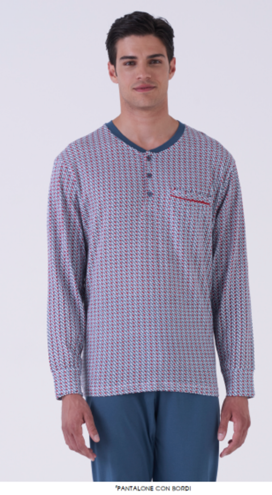 MEN'S SERAFINO PAJAMAS M/L KE0243 Tellini S.r.l. Wholesale Clothing