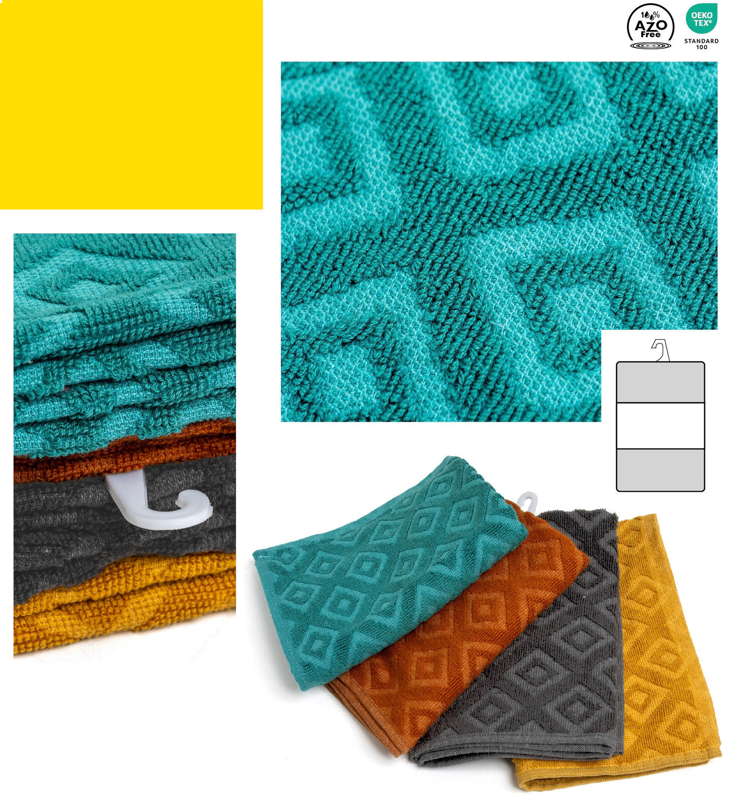 SET 4 STROFINACCI MAYA 45X65 Tellini S.R.L. Velkoobchodní oblečení