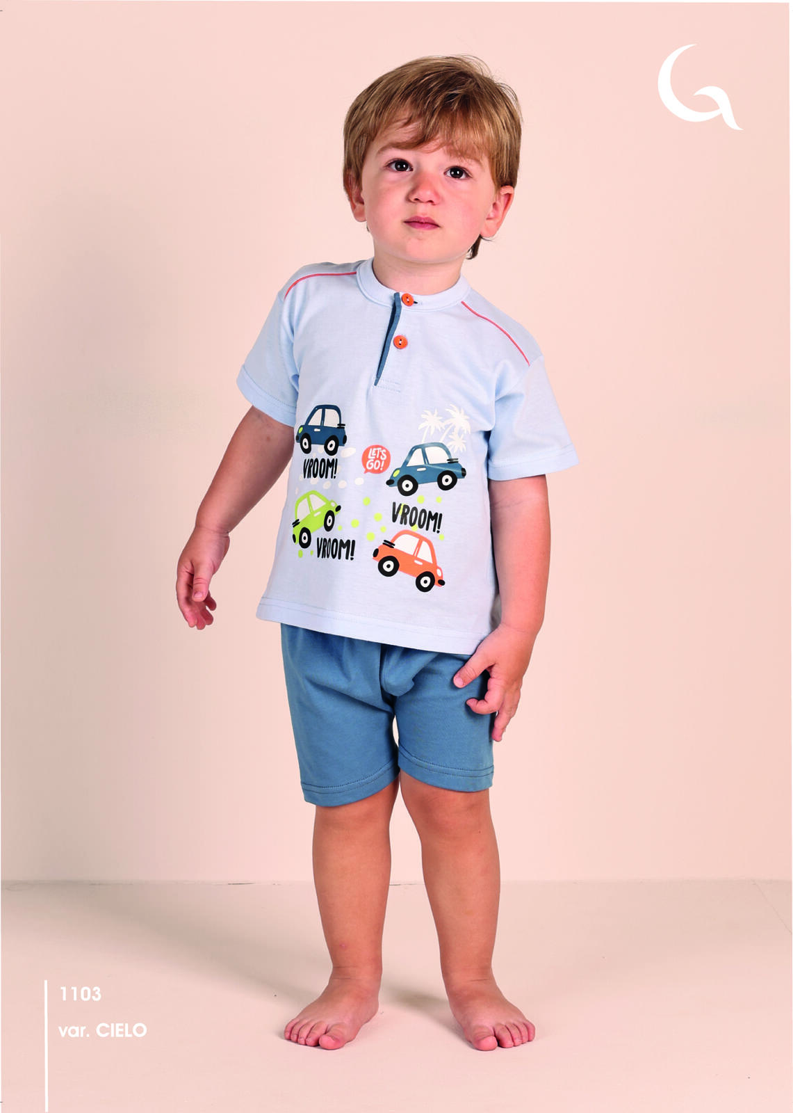 NEWBORN PAJAMAS M/M 1123 Tellini S.r.l. Wholesale Clothing