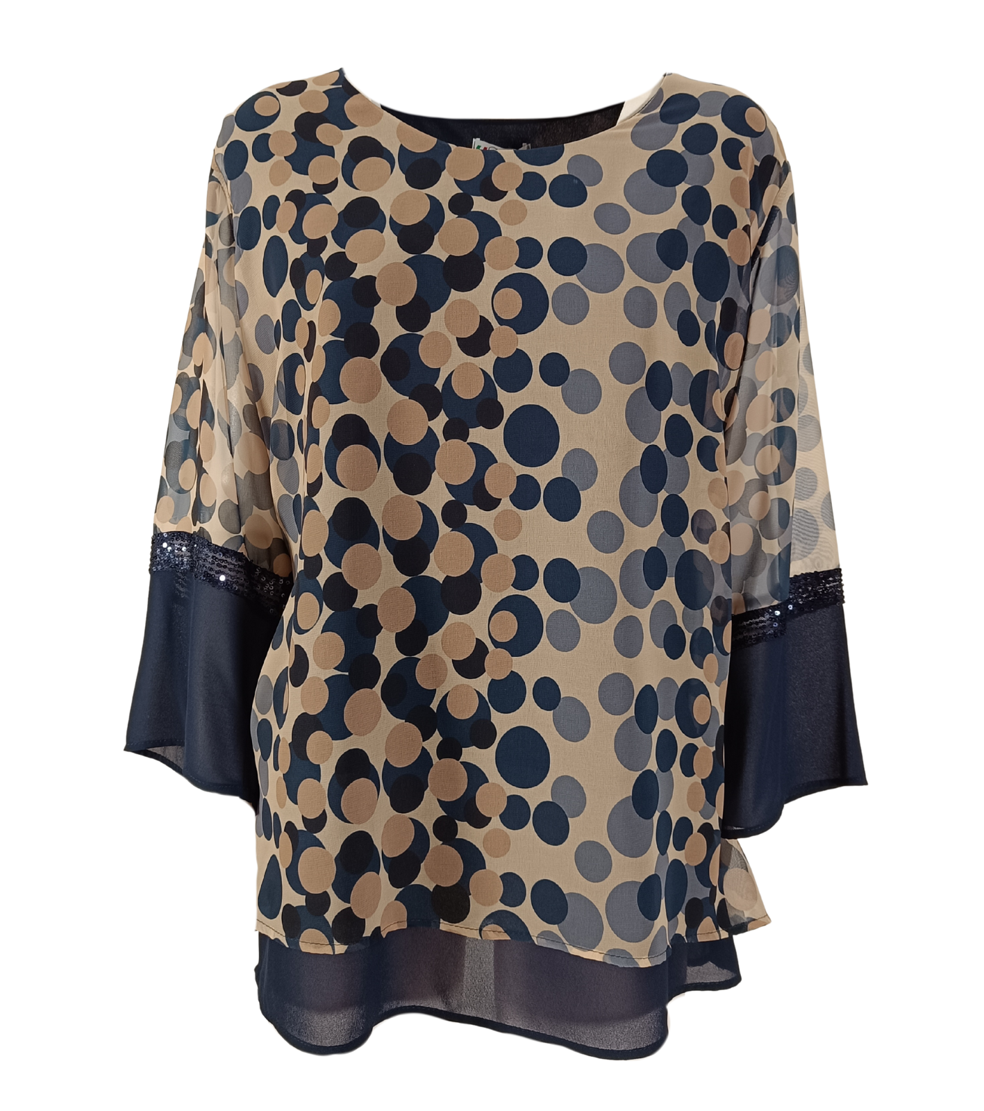 WOMEN'S SHAPED SWEATER 3/4M 13/2697 Tellini S.r.l. Wholesale Clothing