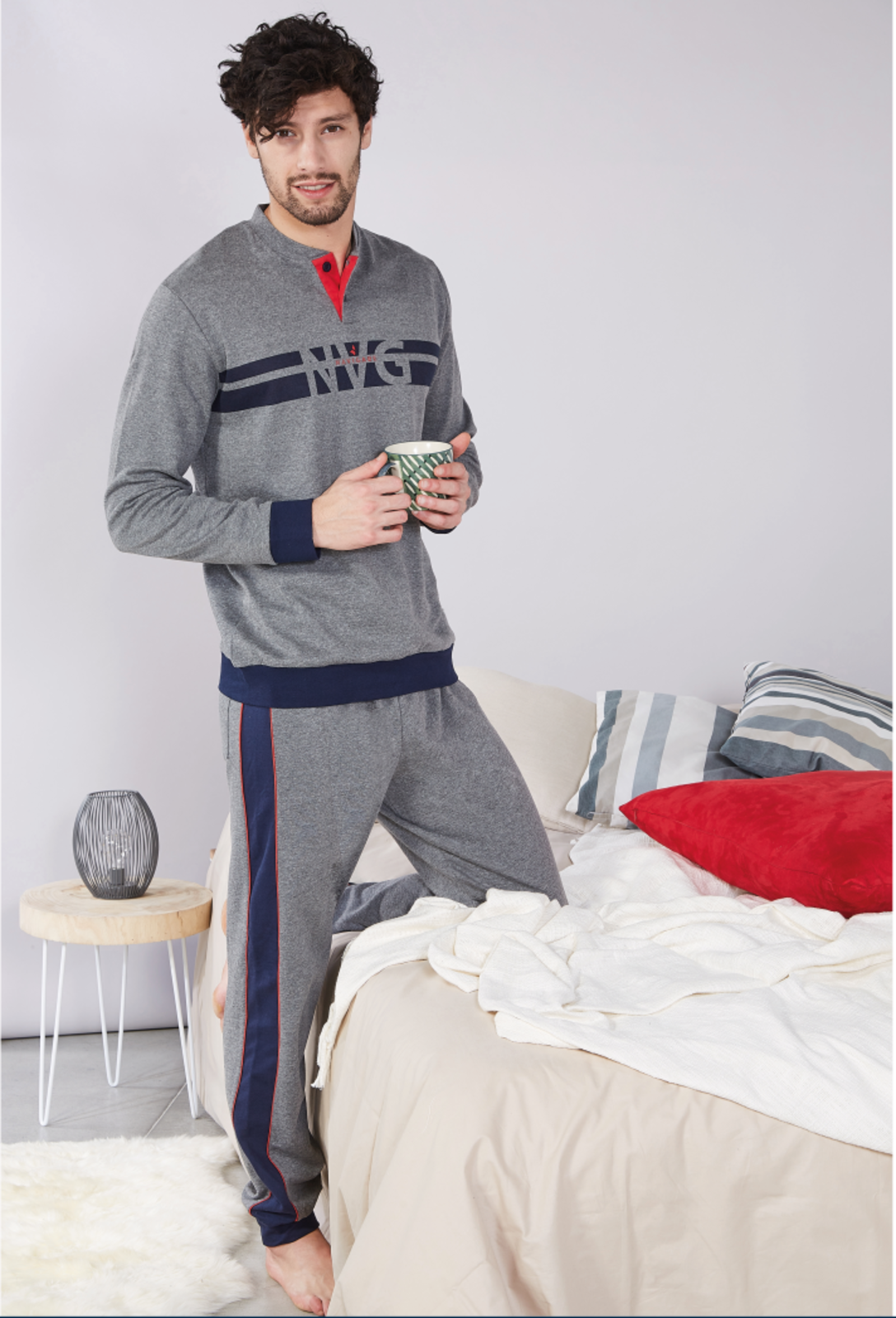 MEN'S HENLEY PAJAMA SET M/L B2141343 TELLINI S.r.l.