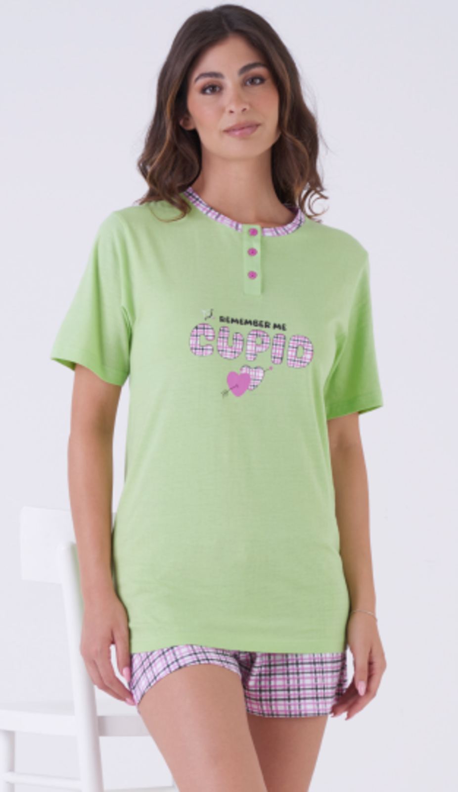 WOMEN'S S/M PAJAMAS KE0148 Tellini S.r.l. Wholesale Clothing