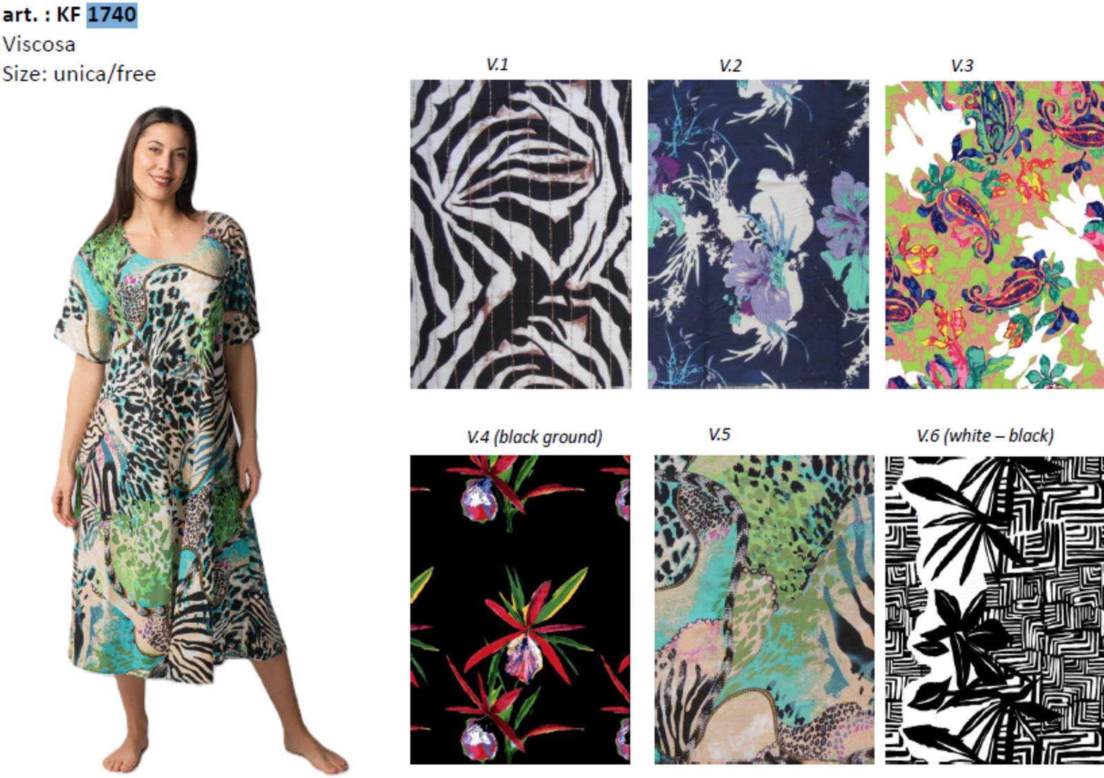 WOMEN'S DRESS S/M KF1740 Tellini S.r.l. Wholesale Clothing