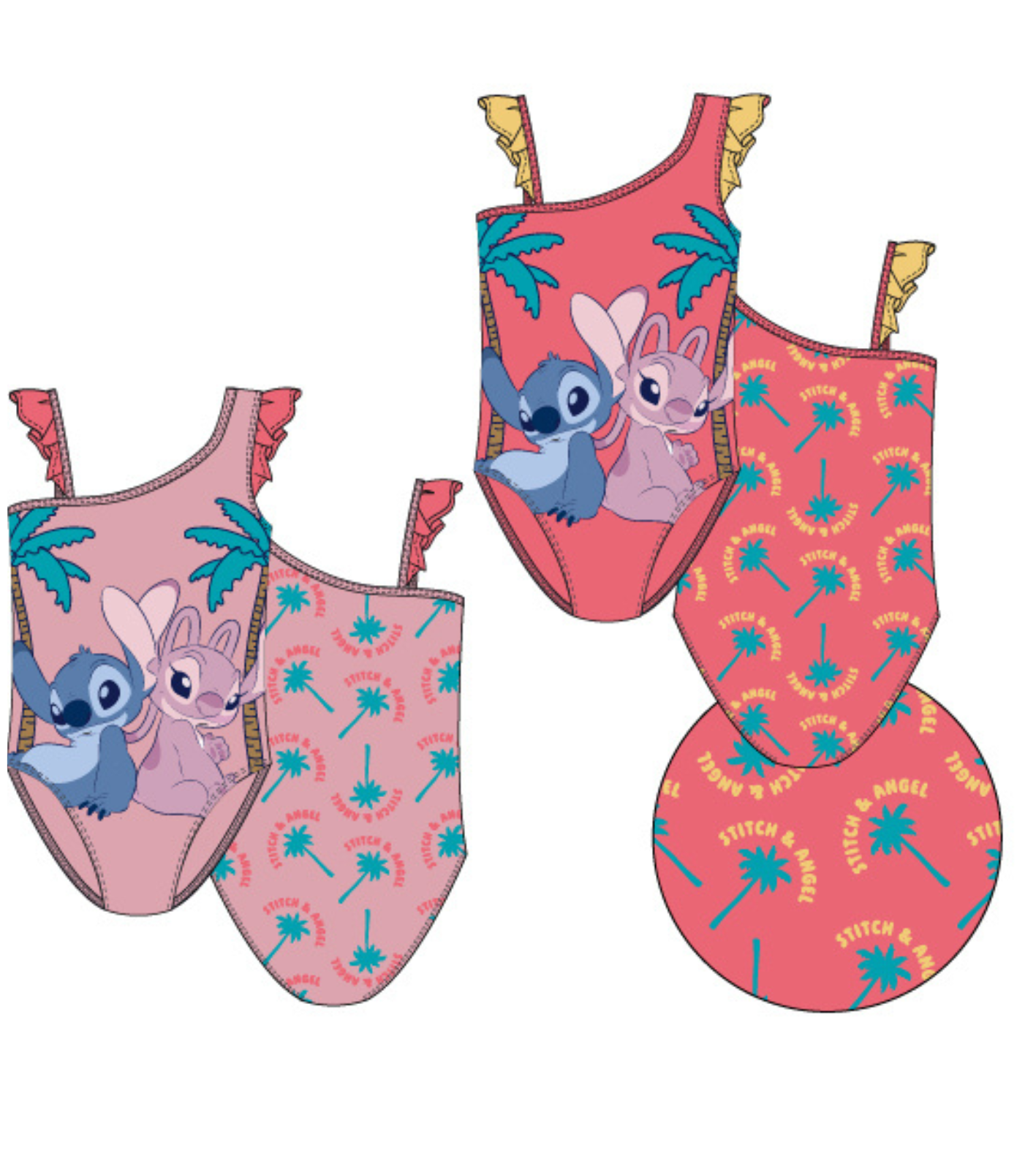 GIRL'S ONE-PIECE SWIMSUIT EZ18066 Tellini S.r.l. Wholesale Clothing