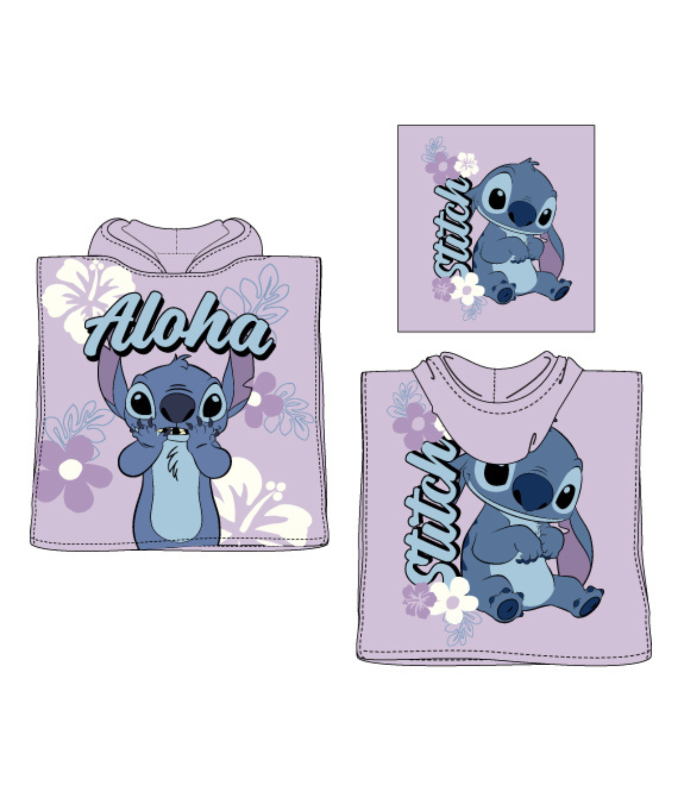 PONCHO MARE BAMBINA EZ18077 55X110 Tellini S.R.L. Velkoobchodní oblečení