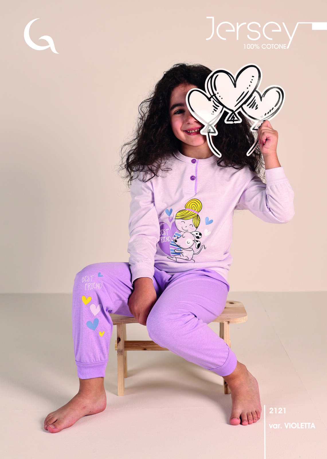 PIGIAMA BAMBINA M/L 2121 Tellini S.R.L. Veleprodajna odjeća