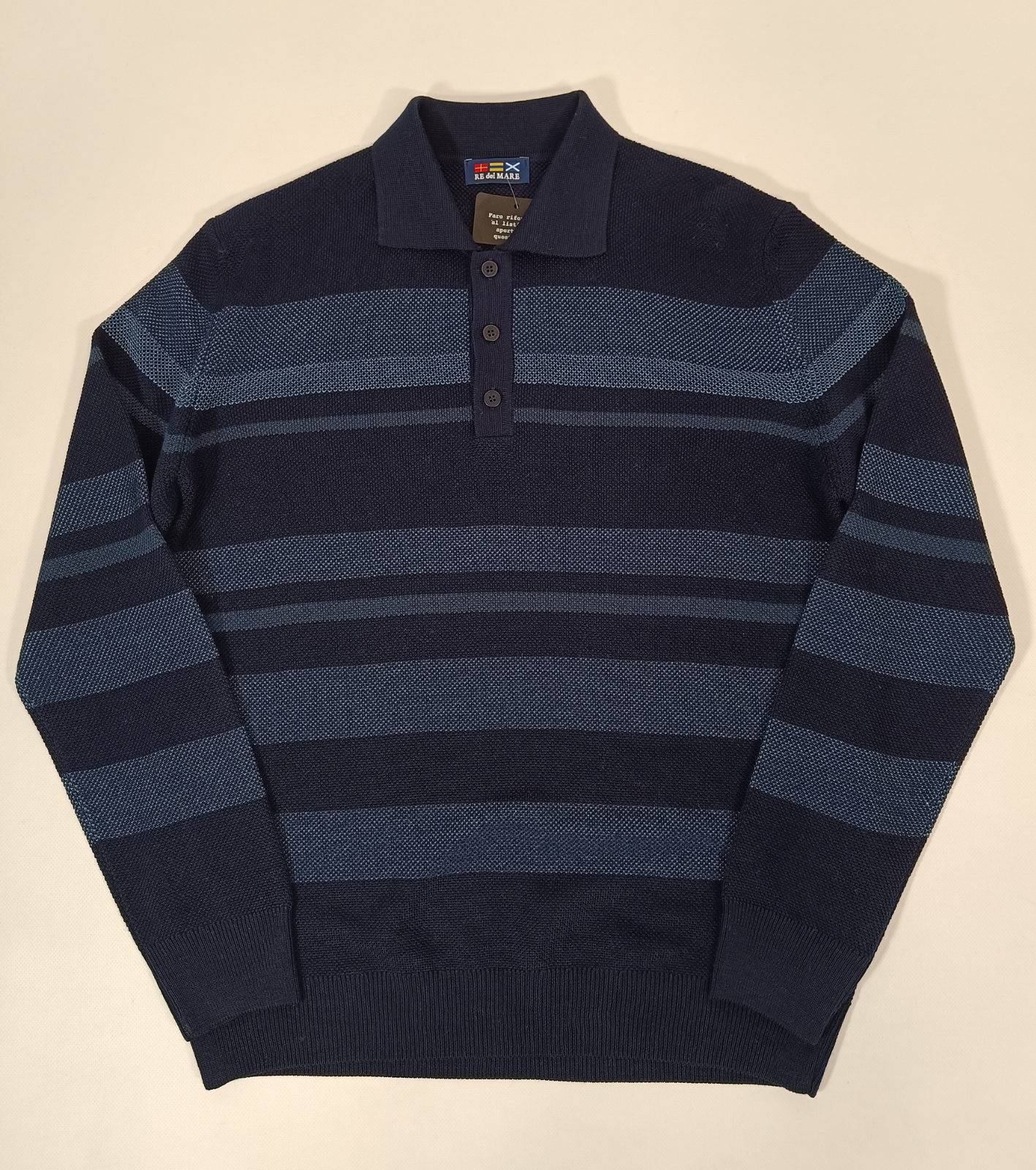 MEN'S POLO SHIRT M/L 224201 Tellini S.r.l. Wholesale Clothing