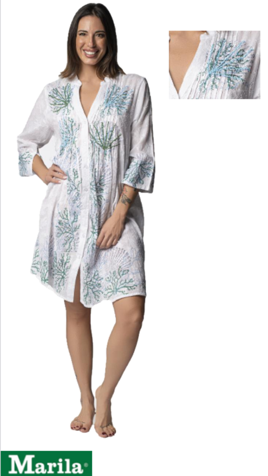 CAMICIONE DONNA 3/4M 2871 Tellini S.r.l. Ingrosso Abbigliamento