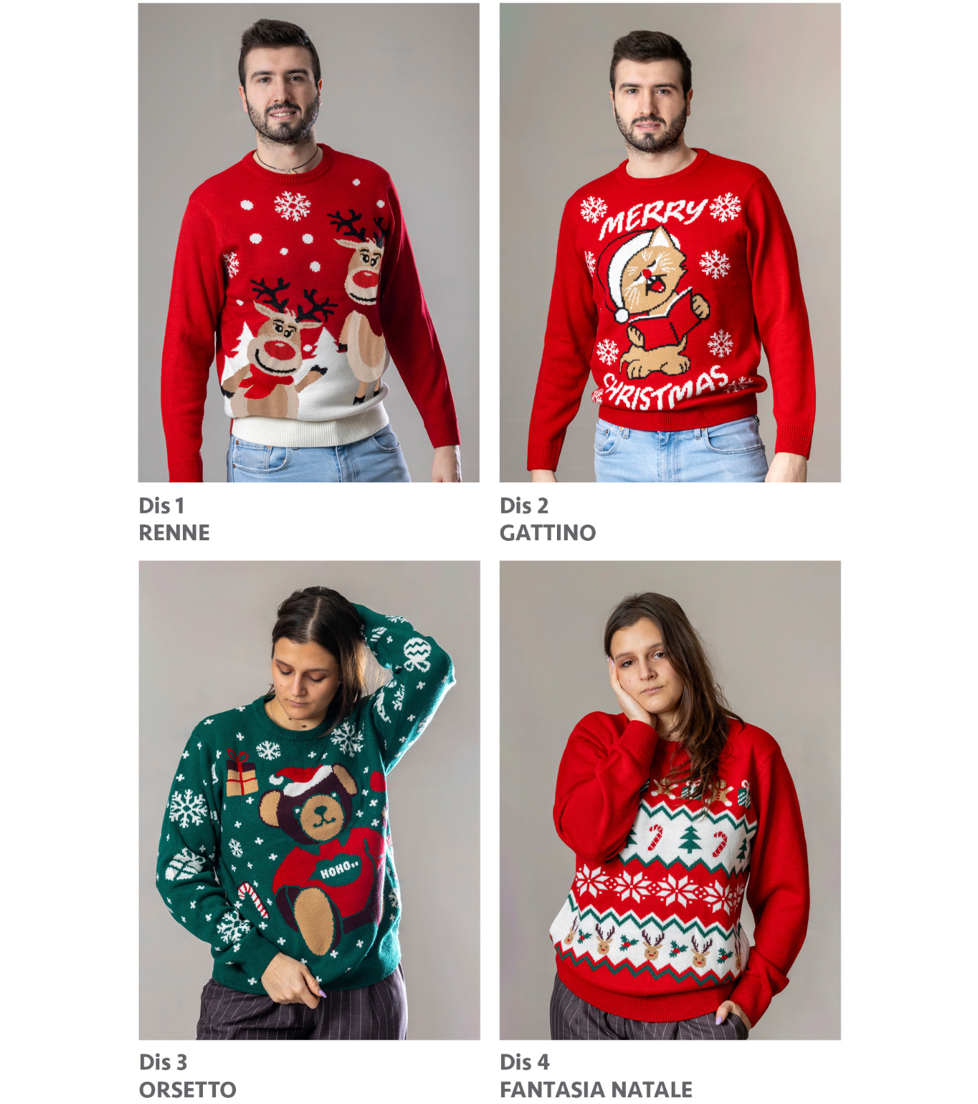 MEN'S S/S XMAS HOLIDAY SWEATER Tellini S.r.l. Wholesale Clothing