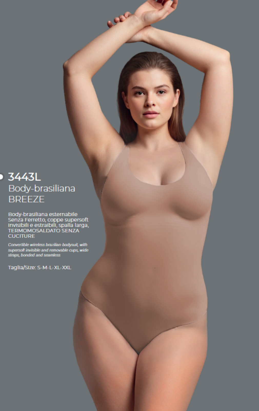 BODY DONNA 3443 BREEZE Tellini S.R.L. Χονδρική ενδυμασία