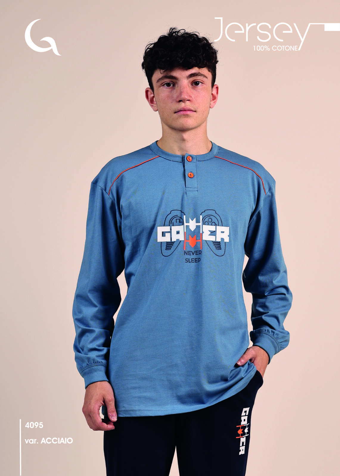 PIGIAMA RAGAZZO M/L 4095 Tellini S.R.L. Χονδρική ενδυμασία