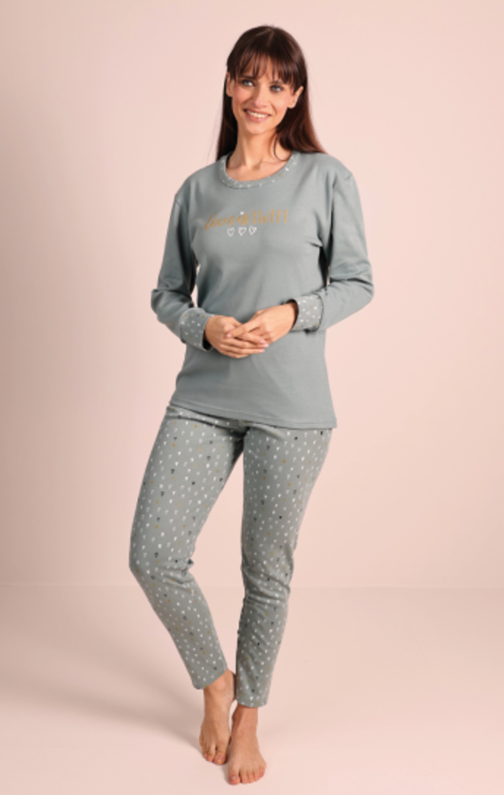 PIGIAMA DONNA M/L 5032 Tellini S.r.l. Ingrosso Abbigliamento