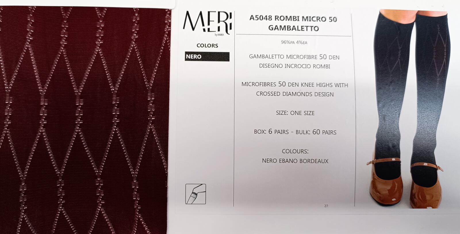 GAMBALETTO DONNA A5048 Tellini S.R.L. Velkoobchodní oblečení