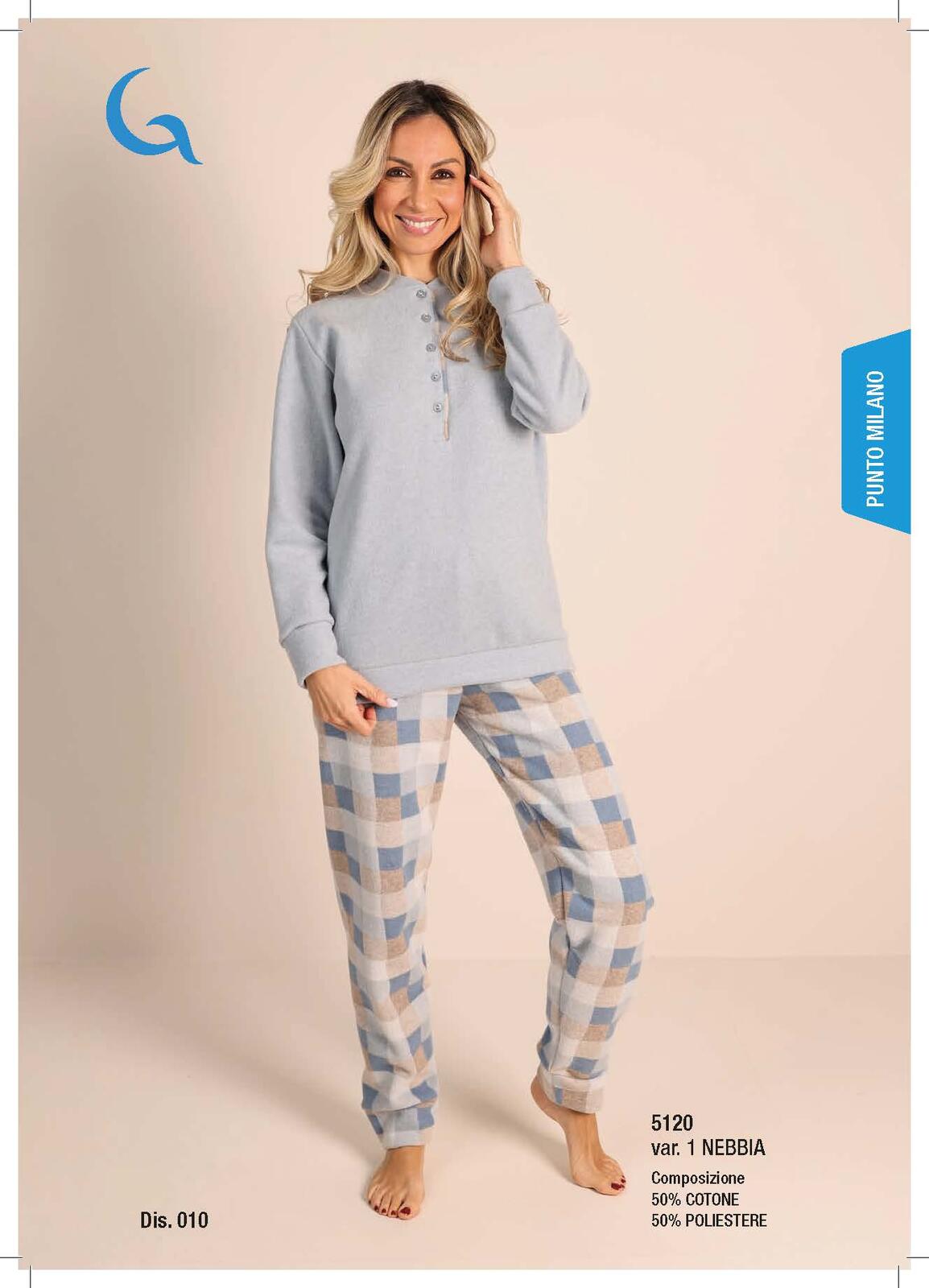 PIGIAMA DONNA M/L 5120 Tellini S.R.L. Velkoobchodní oblečení