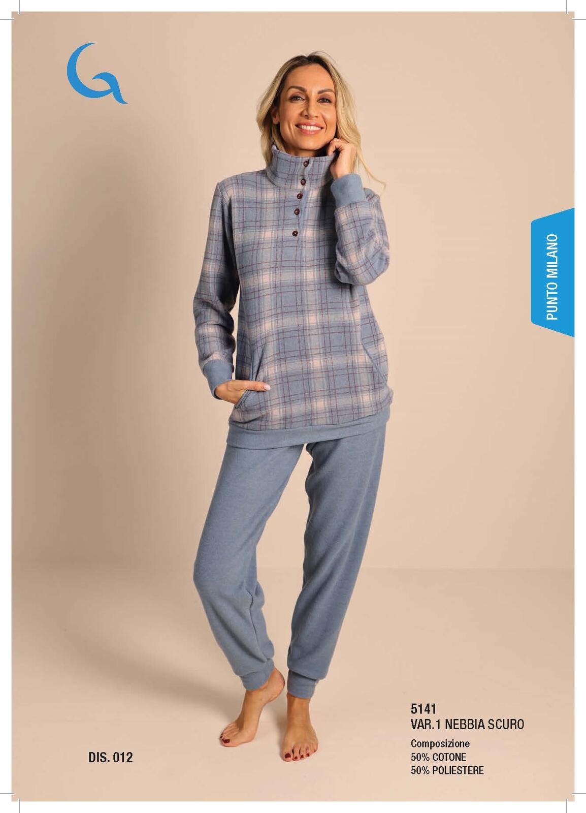 PIGIAMA DONNA M/L 5141 Tellini S.R.L. Velkoobchodní oblečení