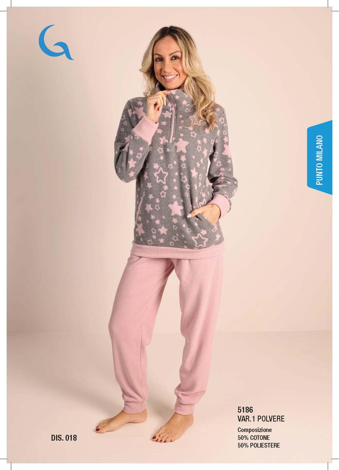 PIGIAMA DONNA M/L 5186 Tellini S.R.L. Velkoobchodní oblečení