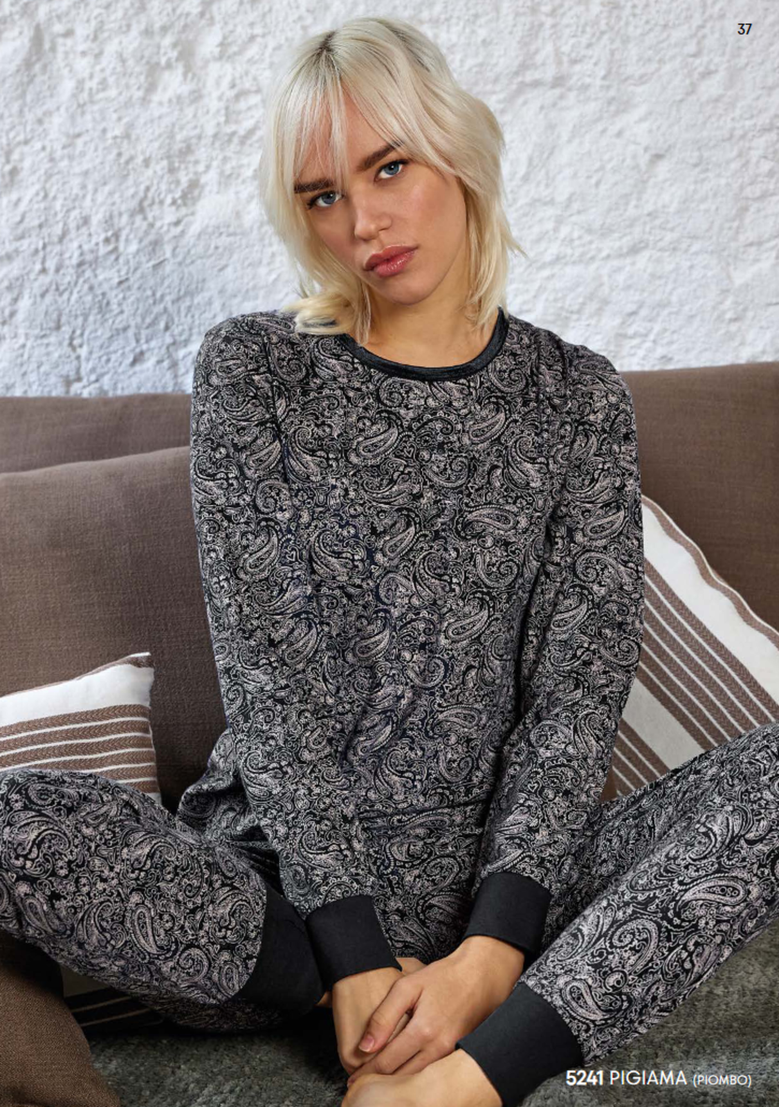 PIGIAMA DONNA M/L 5241 Tellini S.R.L. Velkoobchodní oblečení