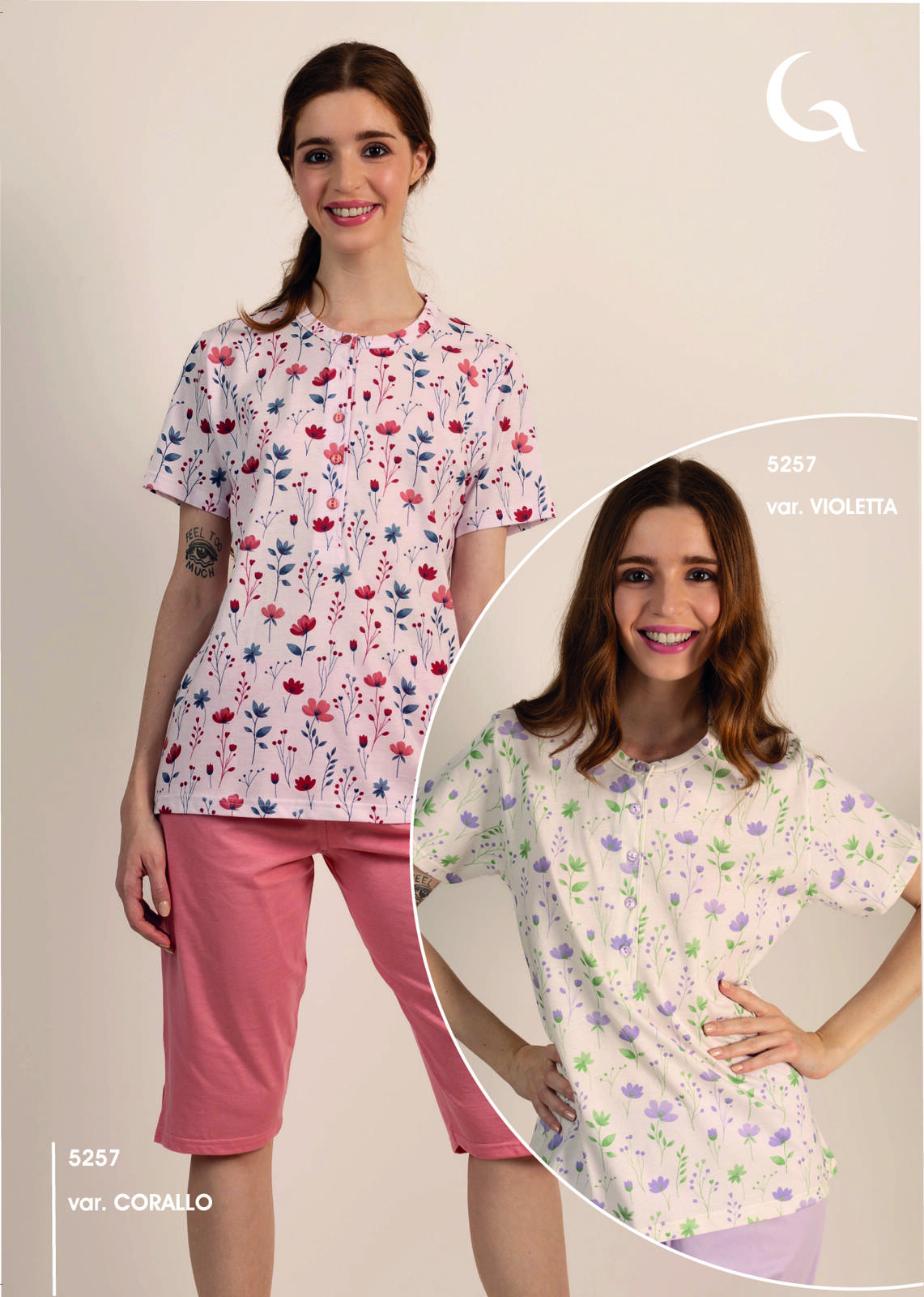 PIGIAMA DONNA M/M 5257 Tellini S.R.L. Velkoobchodní oblečení