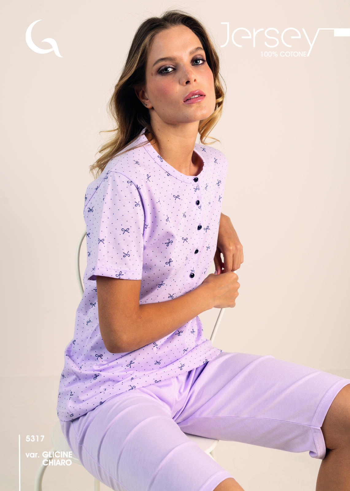 WOMEN'S PAJAMAS M/M 5317 Tellini S.r.l. Wholesale Clothing