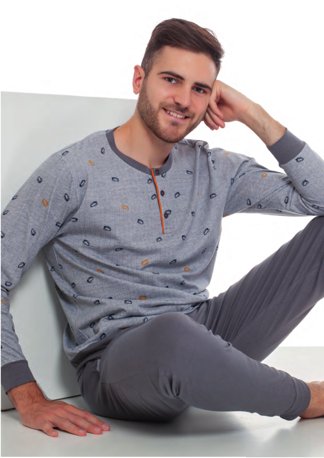 PIGIAMA SERAFINO UOMO M/L 5423 Tellini S.r.l. Ingrosso Abbigliamento