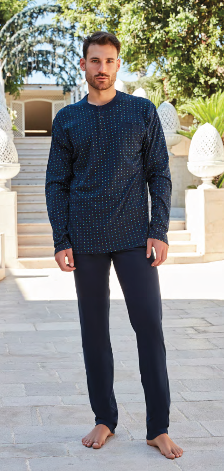 PIGIAMA UOMO M/L NPA562 Tellini S.r.l. Wholesale Clothing