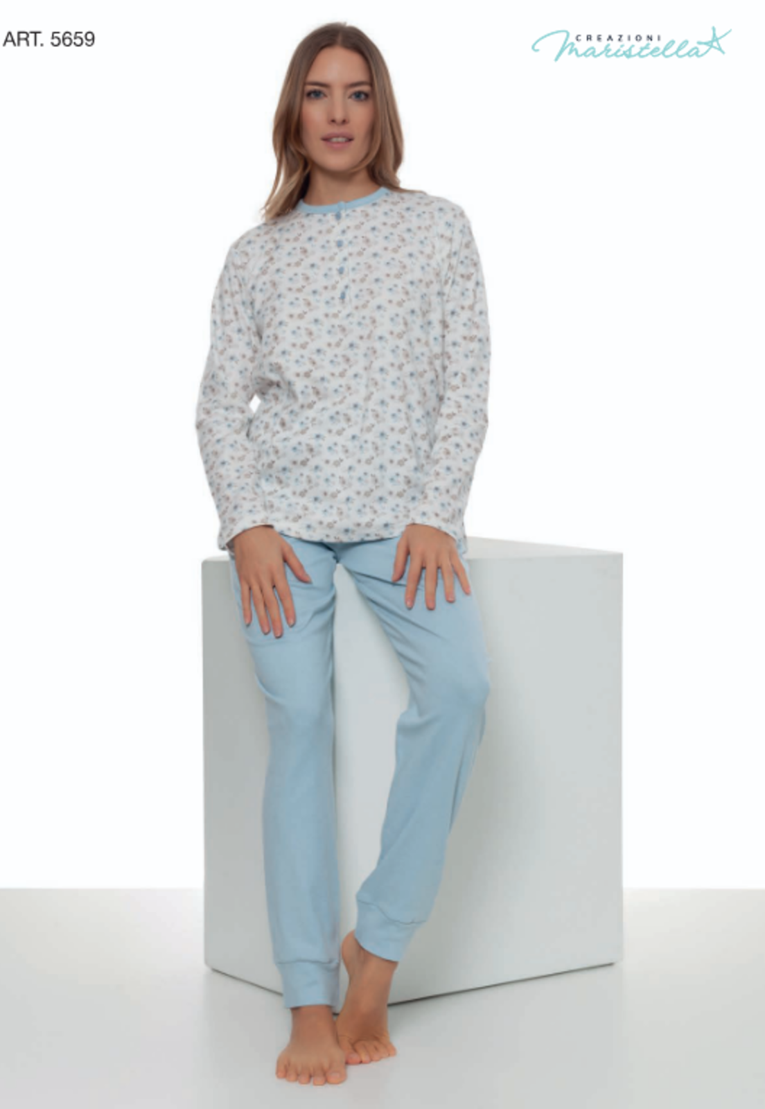 PIGIAMA SERAFINO DONNA M/L 5659 Tellini S.r.l. Wholesale Clothing