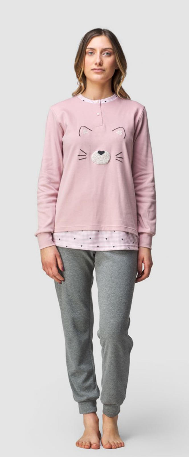 PIGIAMA DONNA M/L 5662 BLUPEPPER Tellini S.r.l. Ingrosso Abbigliamento