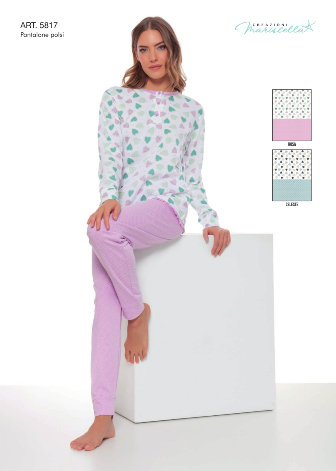 PIGIAMA SERAFINO DONNA M/L 5817 Tellini S.R.L. Veleprodajna odjeća