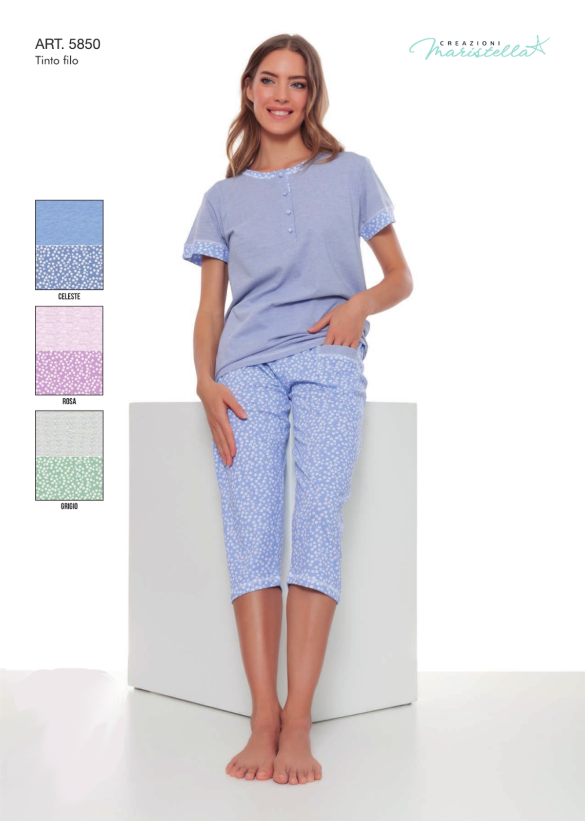 PIGIAMA DONNA M/M 5850 Tellini S.R.L. Veleprodajna odjeća