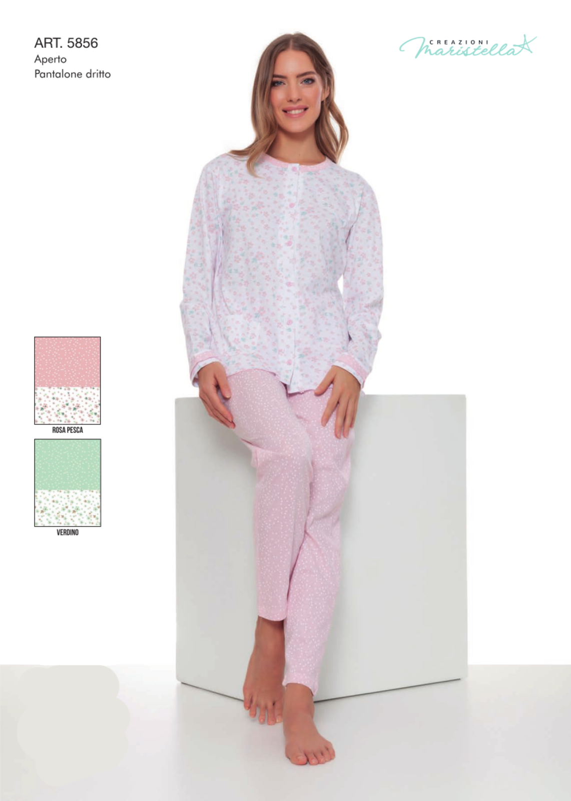 PIGIAMA APERTO DONNA M/L 5856 Tellini S.R.L. Velkoobchodní oblečení