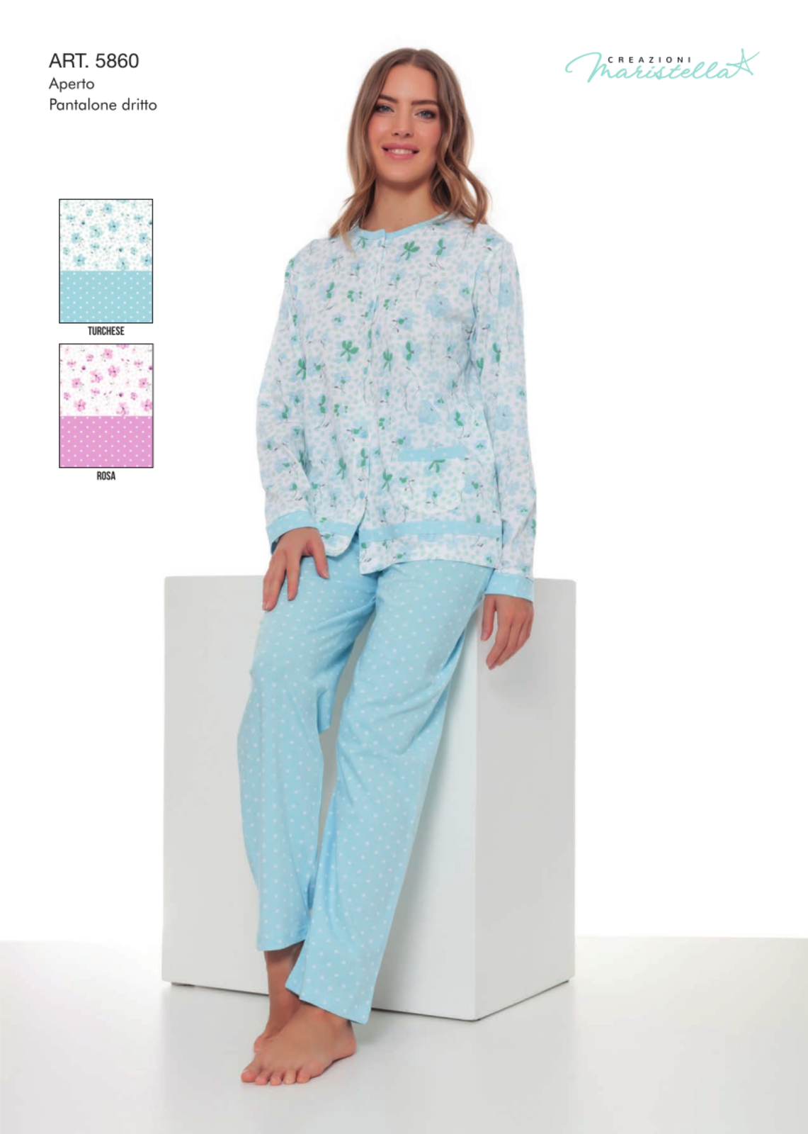 PIGIAMA APERTO DONNA M/L 5860 Tellini S.R.L. Veleprodajna odjeća