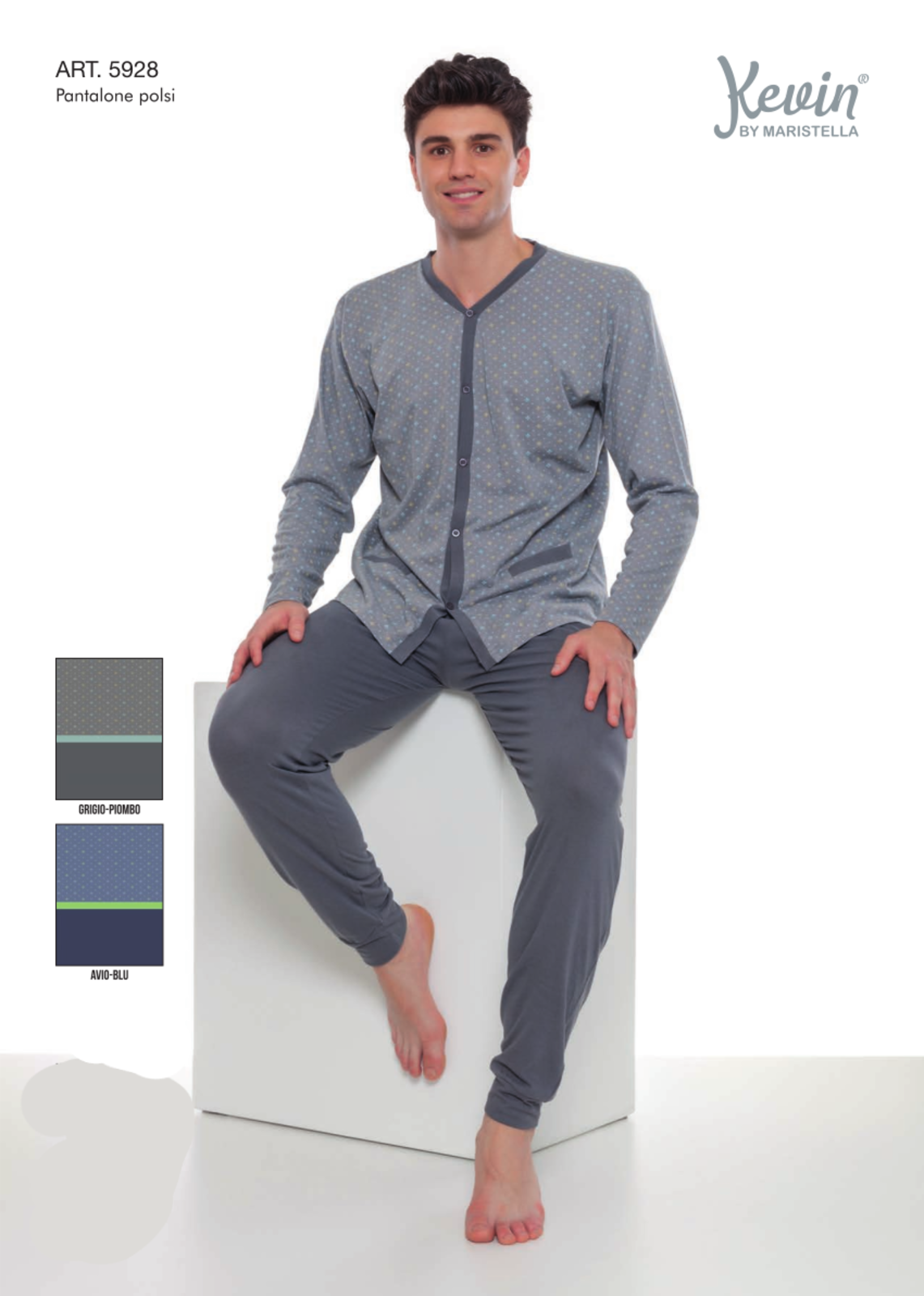 PIGIAMA APERTO UOMO M/L 5928 Tellini S.R.L. Veleprodajna odjeća