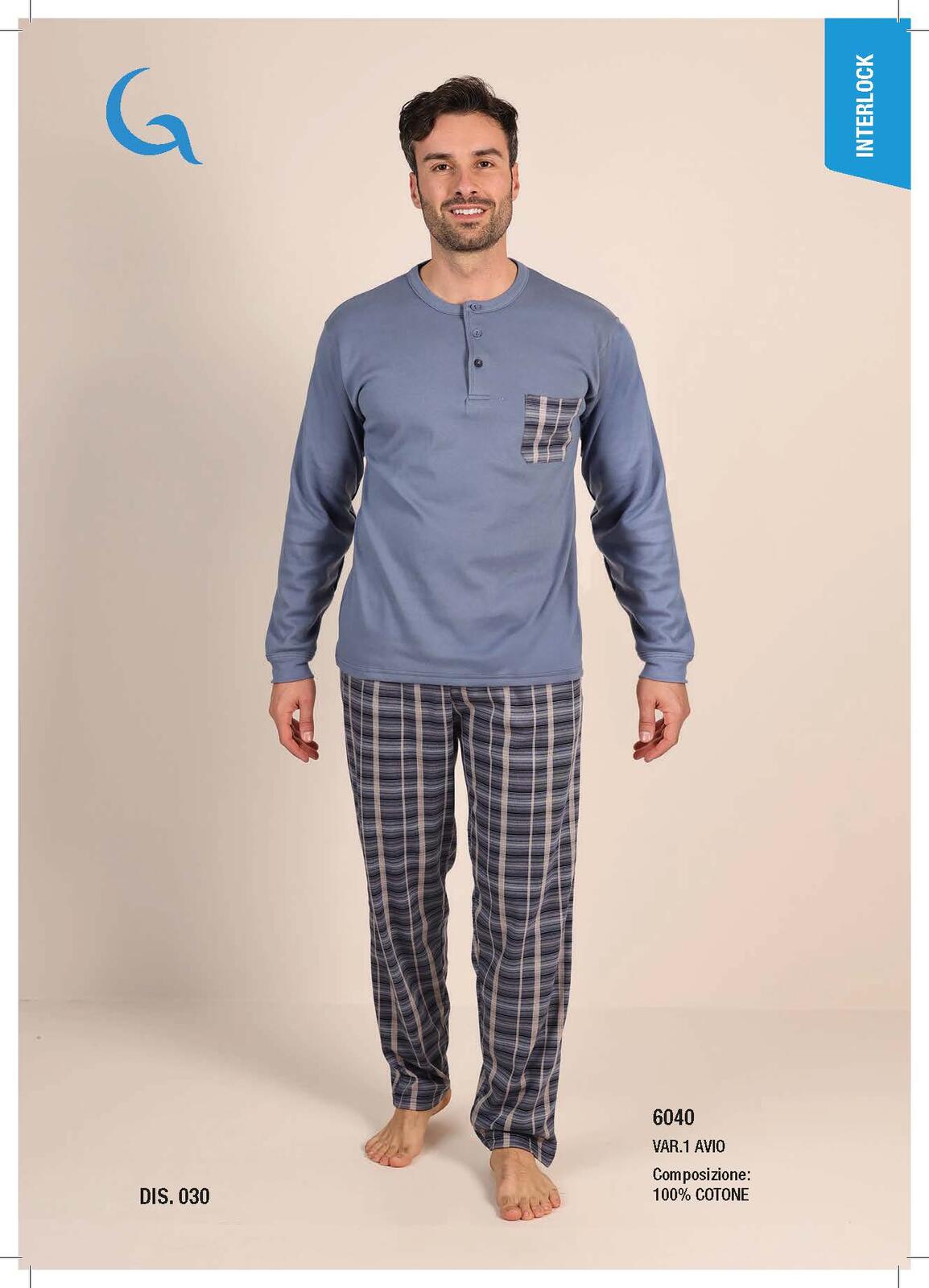 PIGIAMA UOMO M/L 6040 Tellini S.R.L. Velkoobchodní oblečení