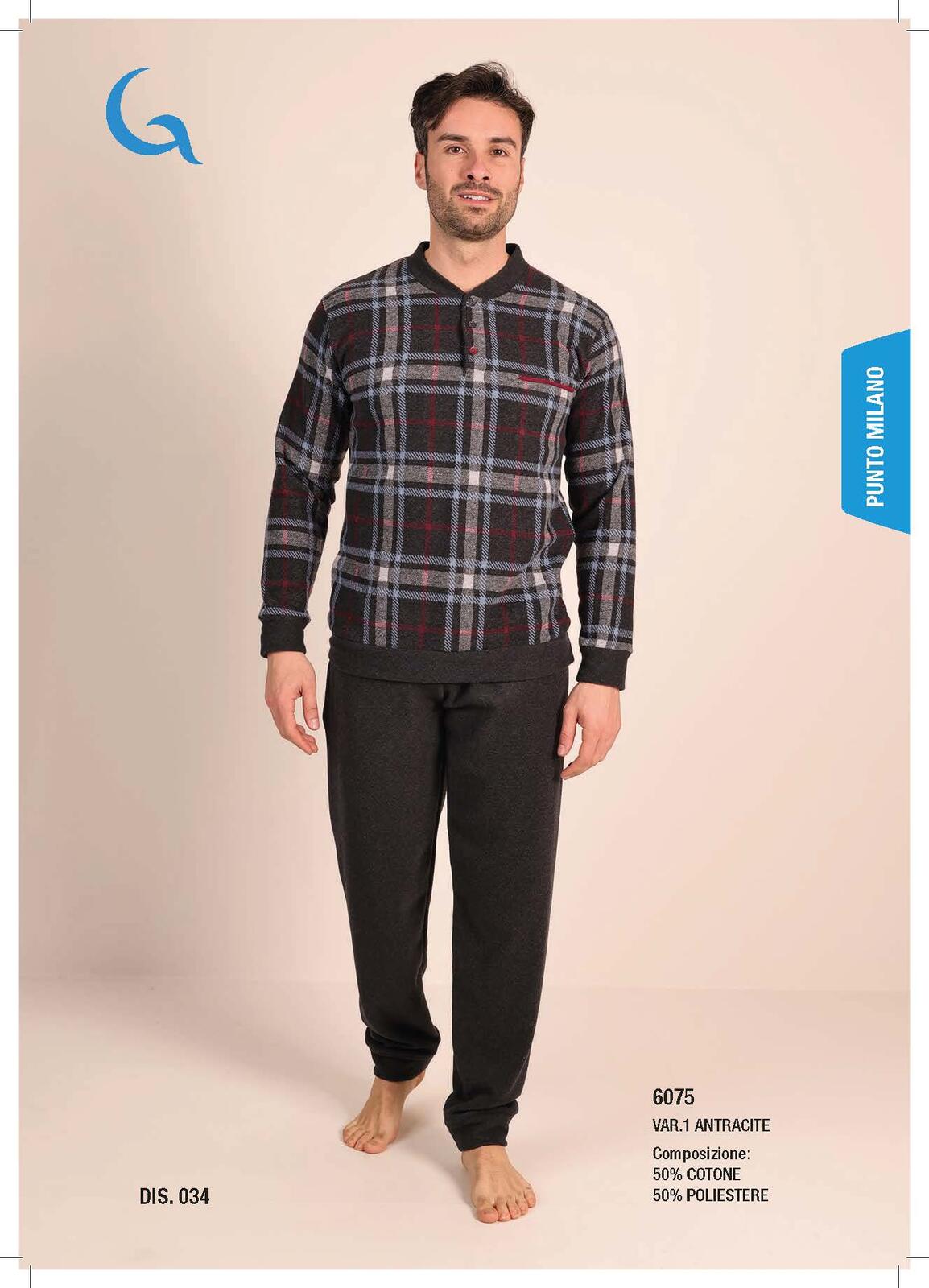 PIGIAMA UOMO M/L 6075 Tellini S.R.L. Velkoobchodní oblečení