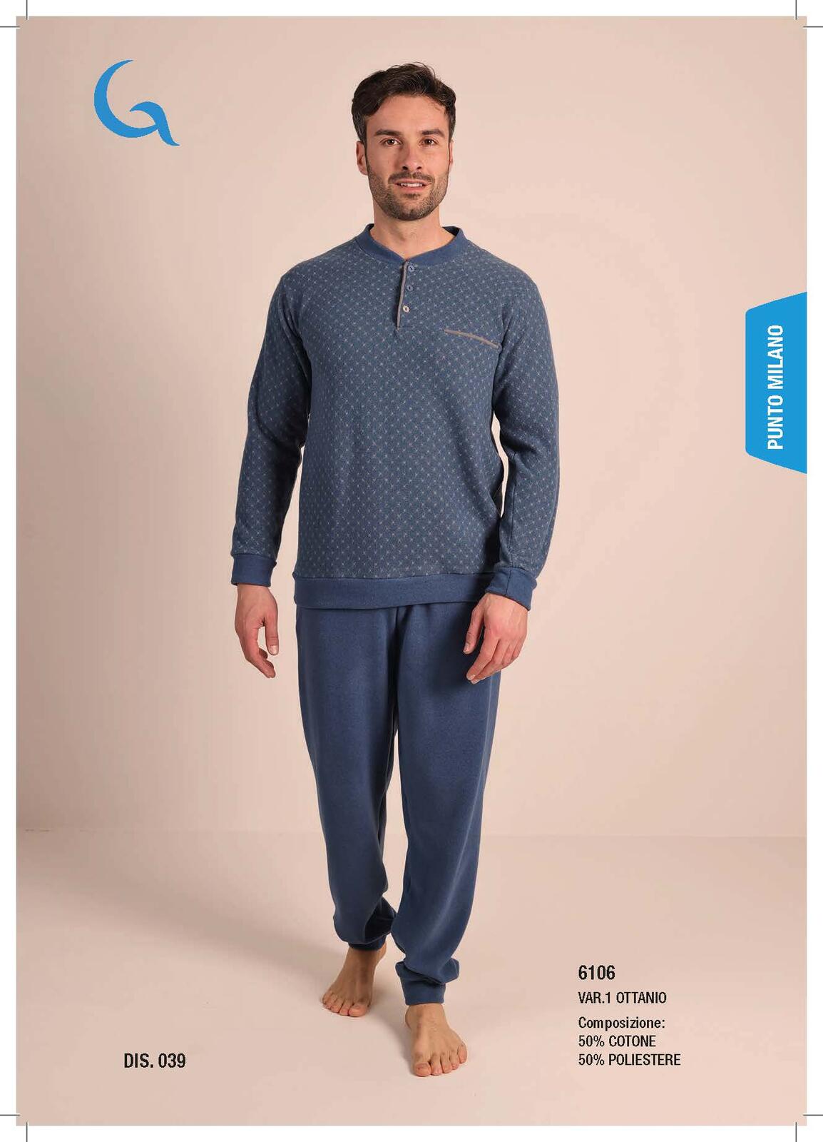 PIGIAMA UOMO M/L 6106 Tellini S.R.L. Veleprodajna odjeća