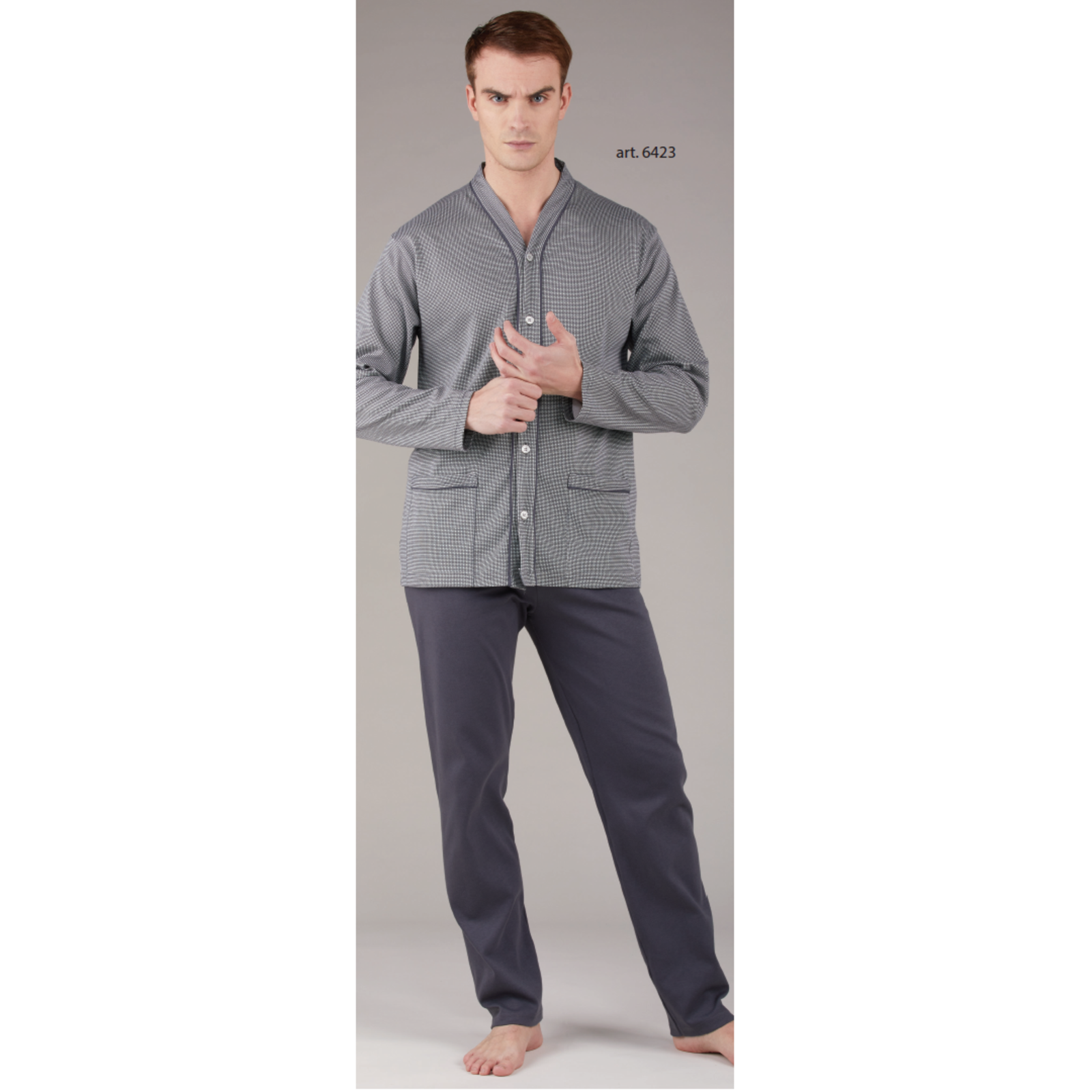 PIGIAMA APERTO UOMO M/L 6423 Tellini S.r.l. Wholesale Clothing