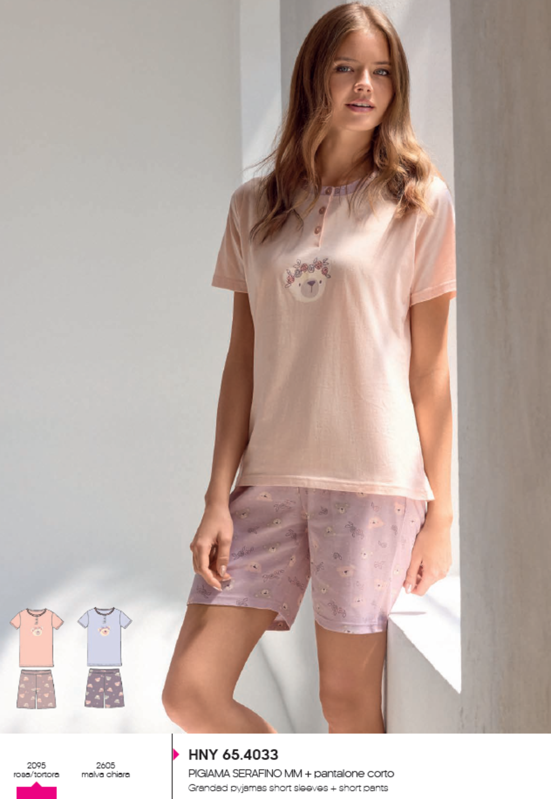 PIGIAMA SERAFINO DONNA M/M 654033 Tellini S.R.L. Veleprodajna odjeća