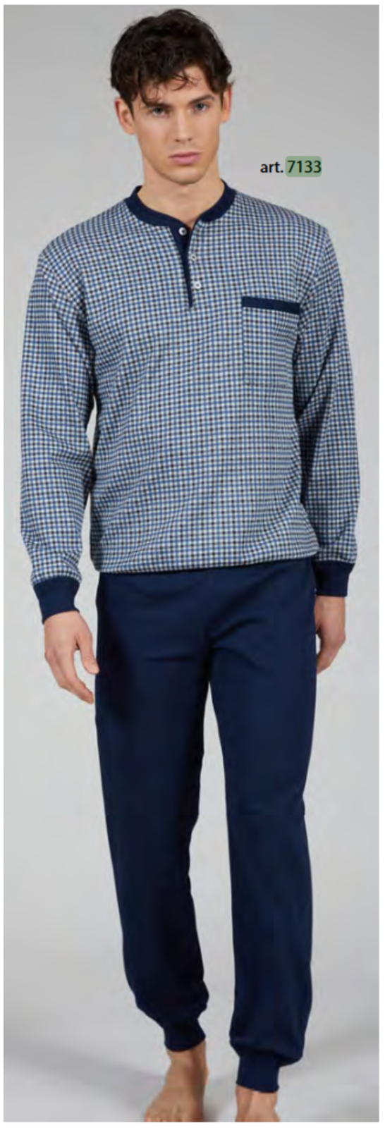 PIGIAMA SERAFINO UOMO M/L 7133 Tellini S.r.l. Ingrosso Abbigliamento