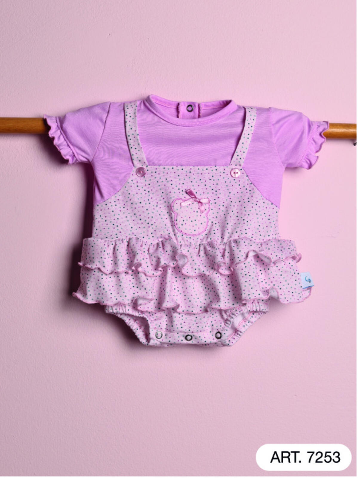 NEWBORN ROMPER 7253 Tellini S.r.l. Wholesale Clothing