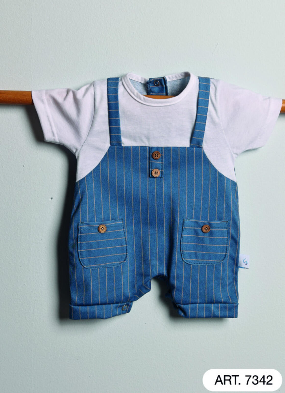 NEWBORN ROMPER 7342 Tellini S.r.l. Wholesale Clothing