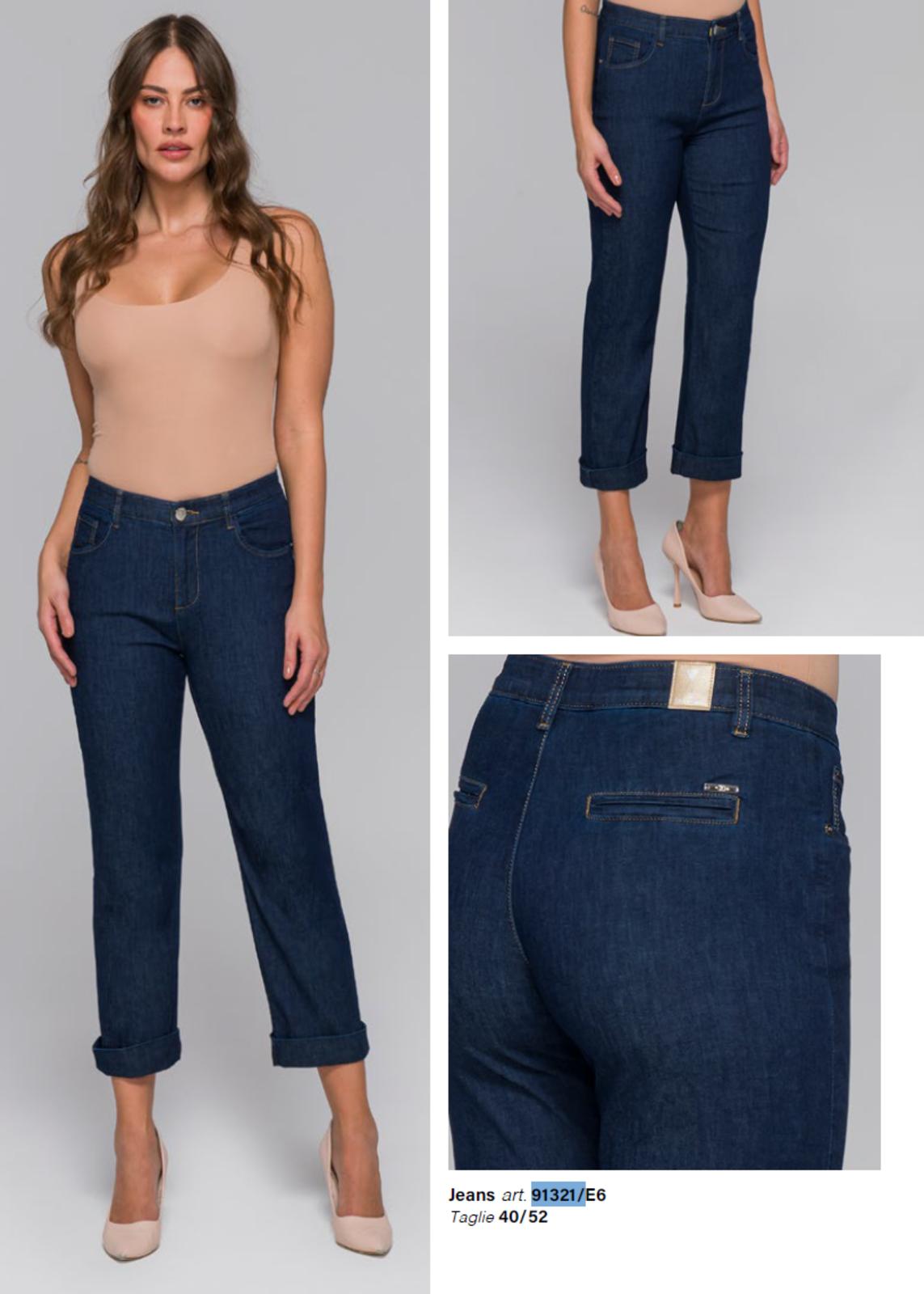 WOMEN'S JEANS 91321/E6 Tellini S.r.l. Wholesale Clothing