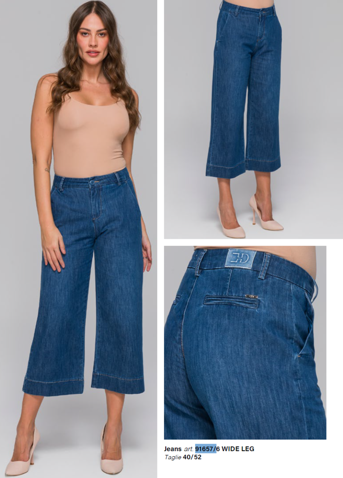 JEANS DONNA 91657/6 Tellini S.R.L. Χονδρική ενδυμασία