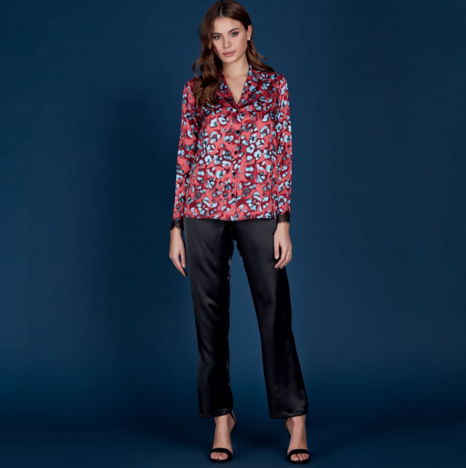 PIGIAMA APERTO DONNA M/L 9466 Tellini S.r.l. Ingrosso Abbigliamento