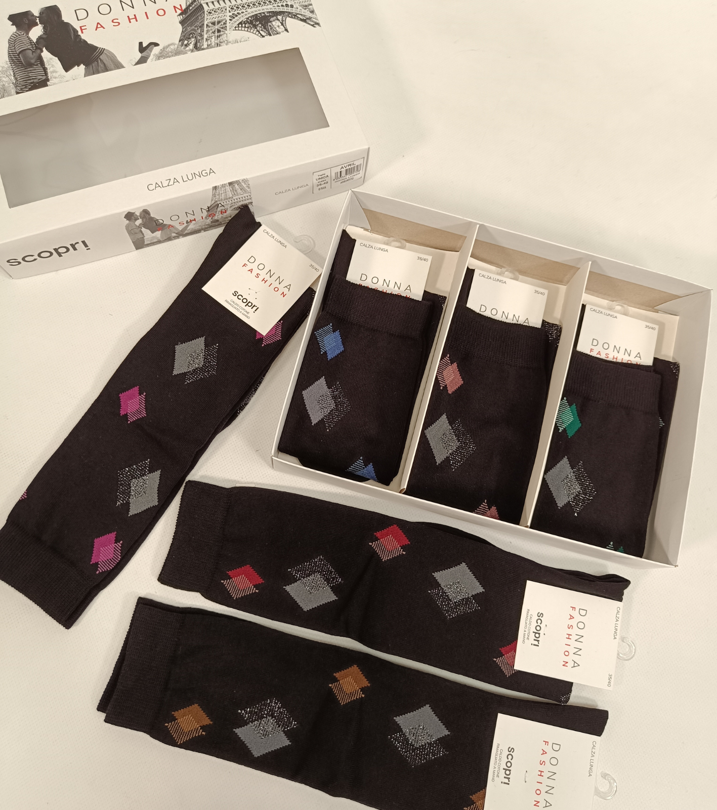 CALZINO LUNGO DONNA AVRIL Tellini S.r.l. Ingrosso Abbigliamento