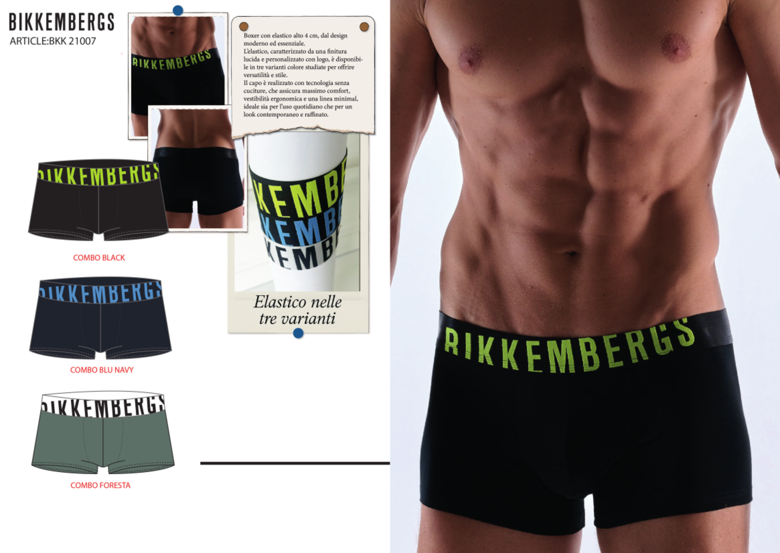 TRIS BOXER UOMO BKK21007T Tellini S.r.l. Wholesale Clothing