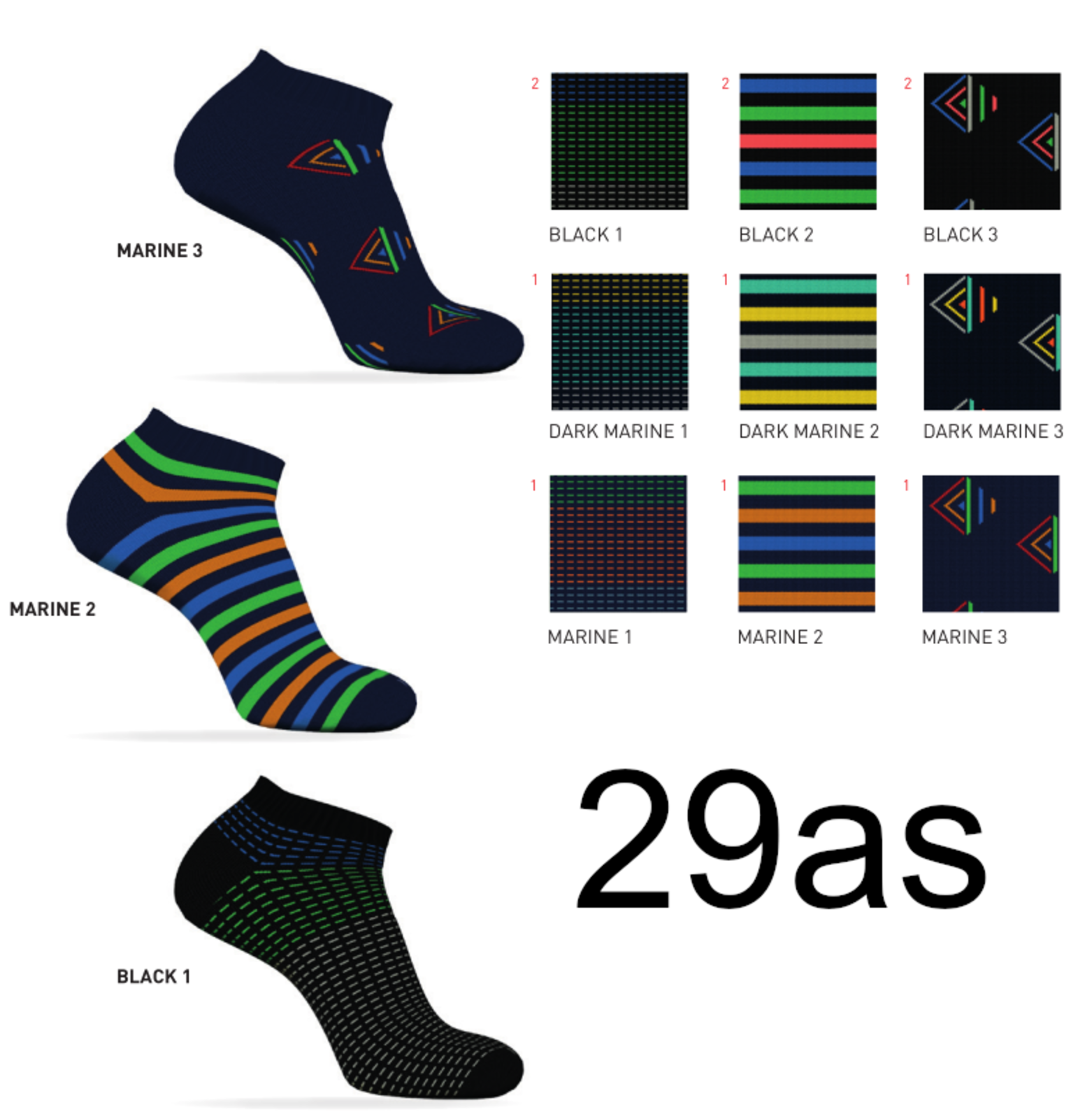 BOLD MEN'S SHORT SOCKS Tellini S.r.l. Wholesale Clothing