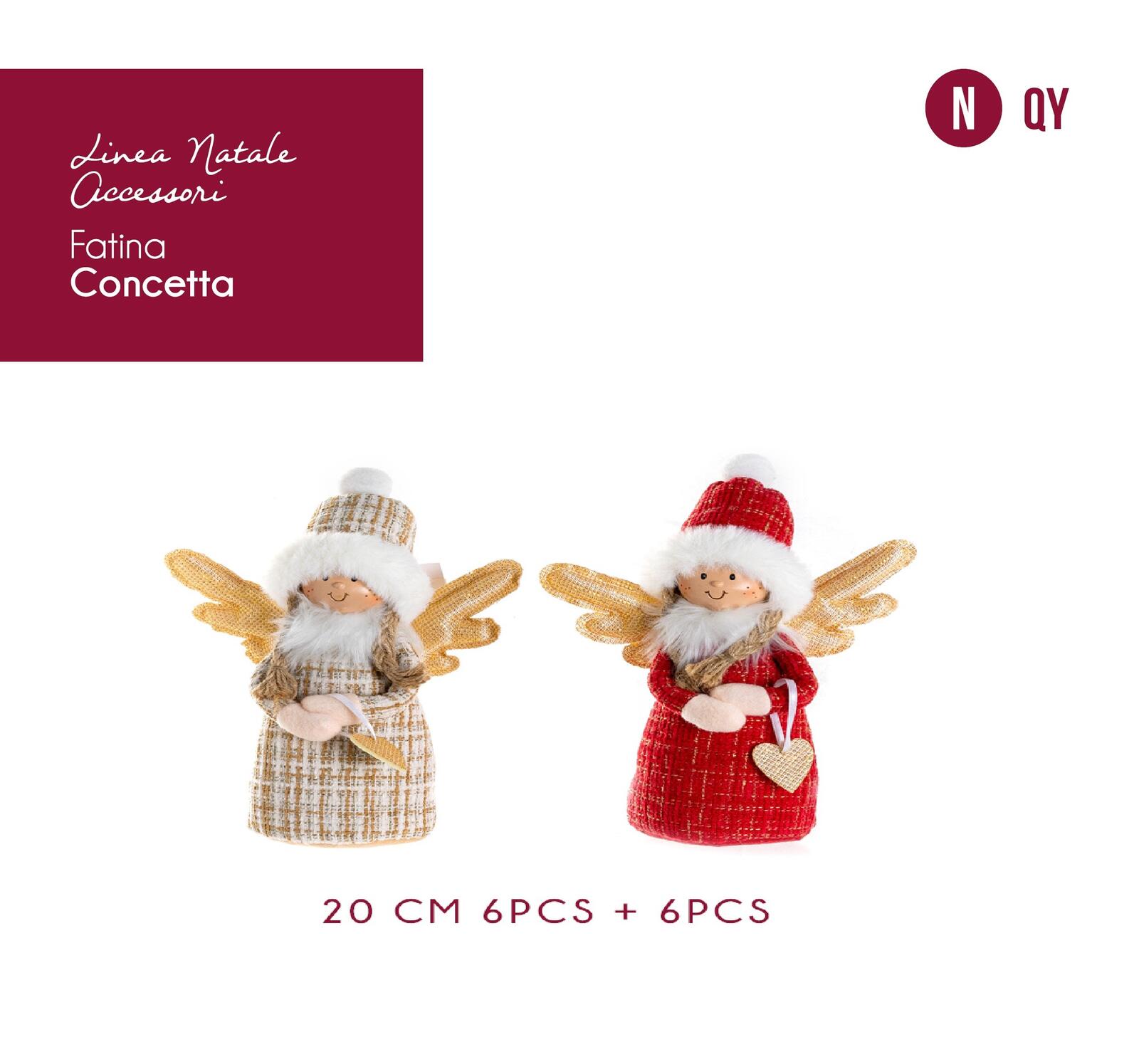 CONCETTA FAIRY DECORATION 20CM Tellini S.r.l. Wholesale Clothing
